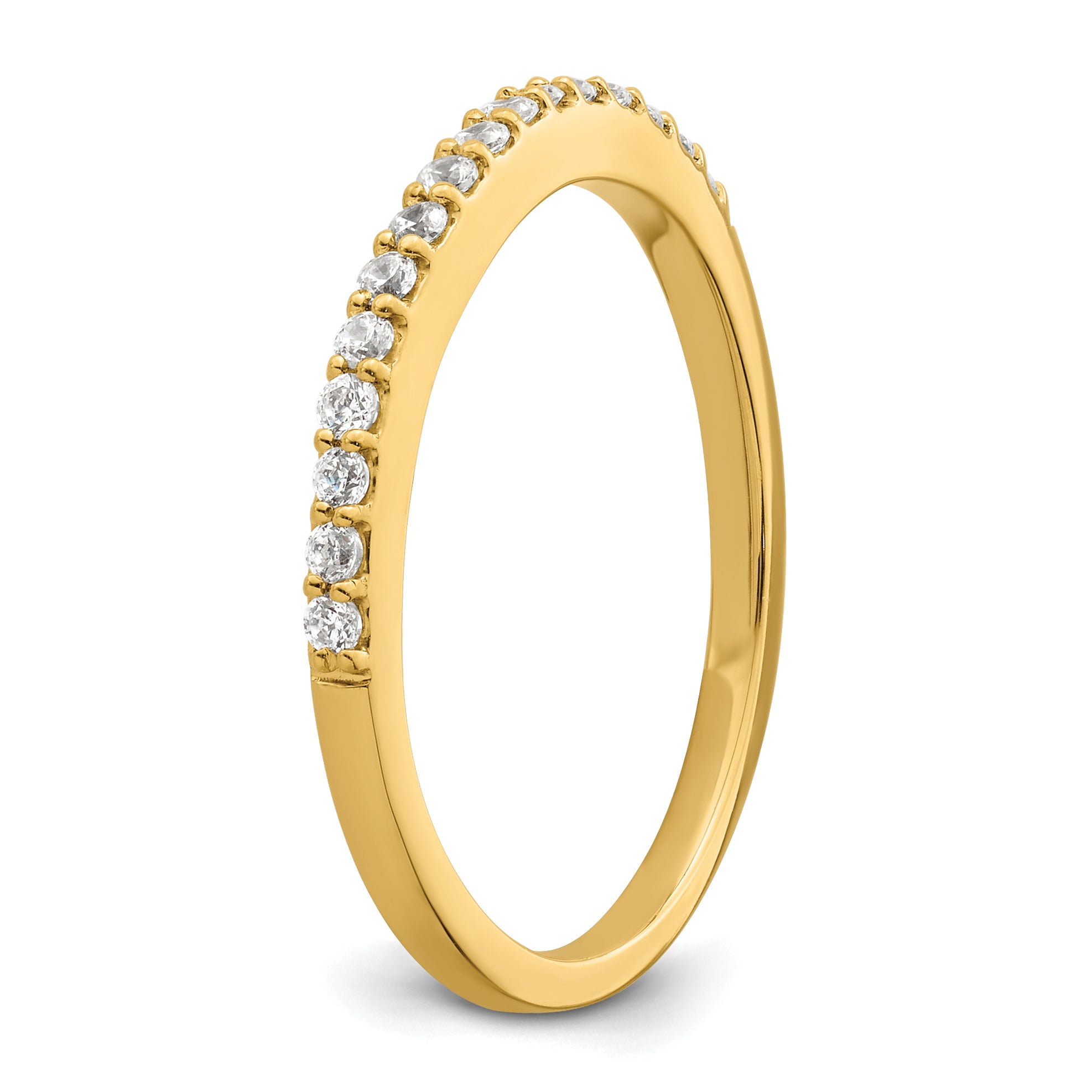 14K Lab Grown Diamond Wedding Band