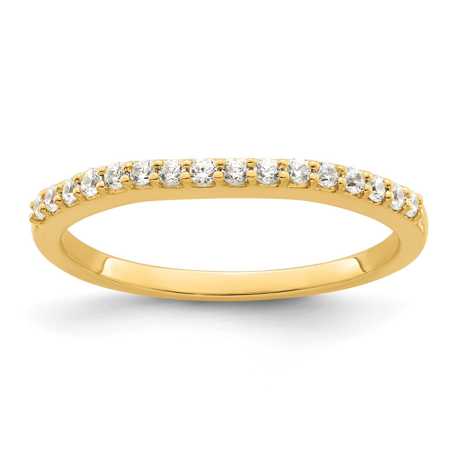 14K Lab Grown Diamond Wedding Band