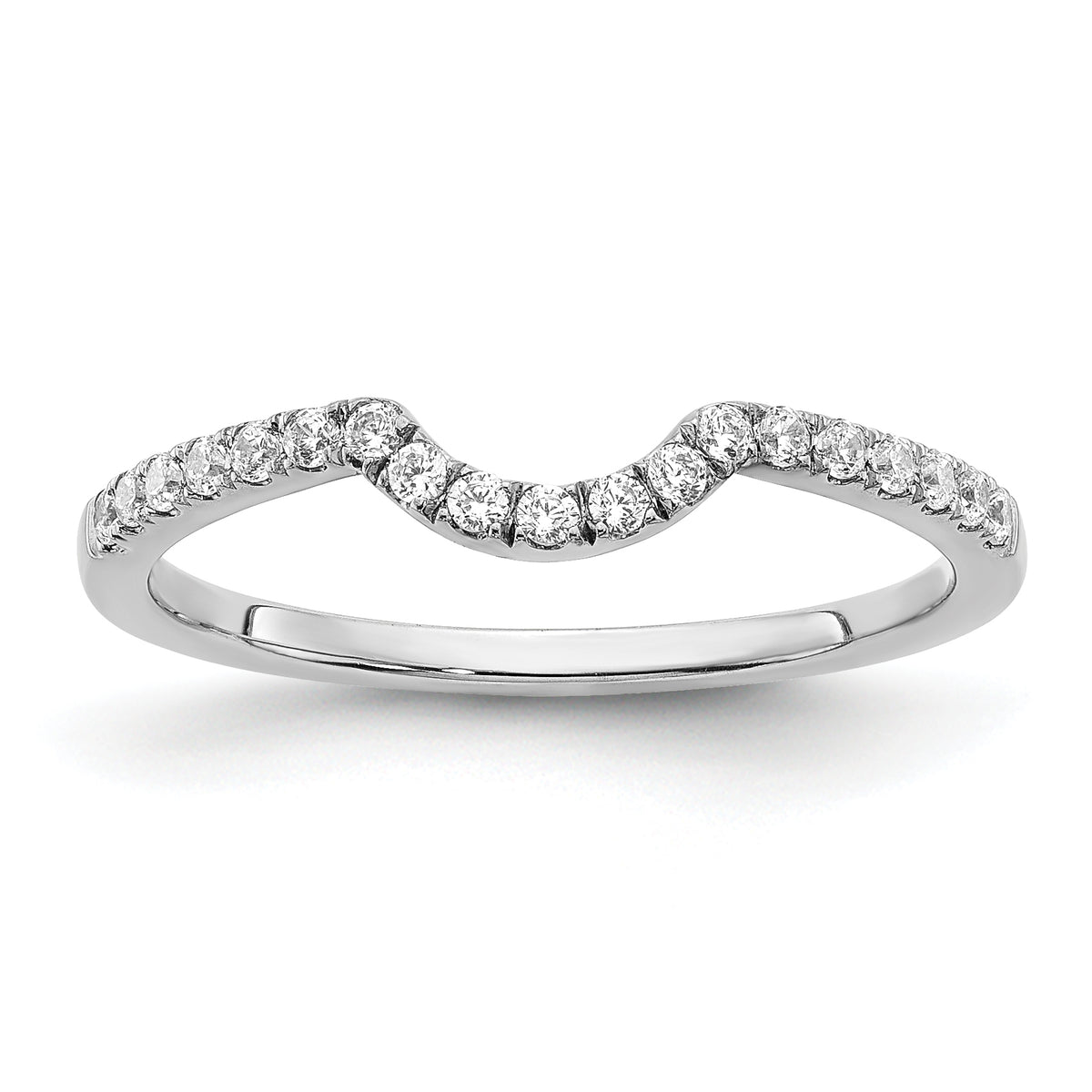 14K White Gold Lab Grown Diamond VS/SI GH, Matching Wedding Band