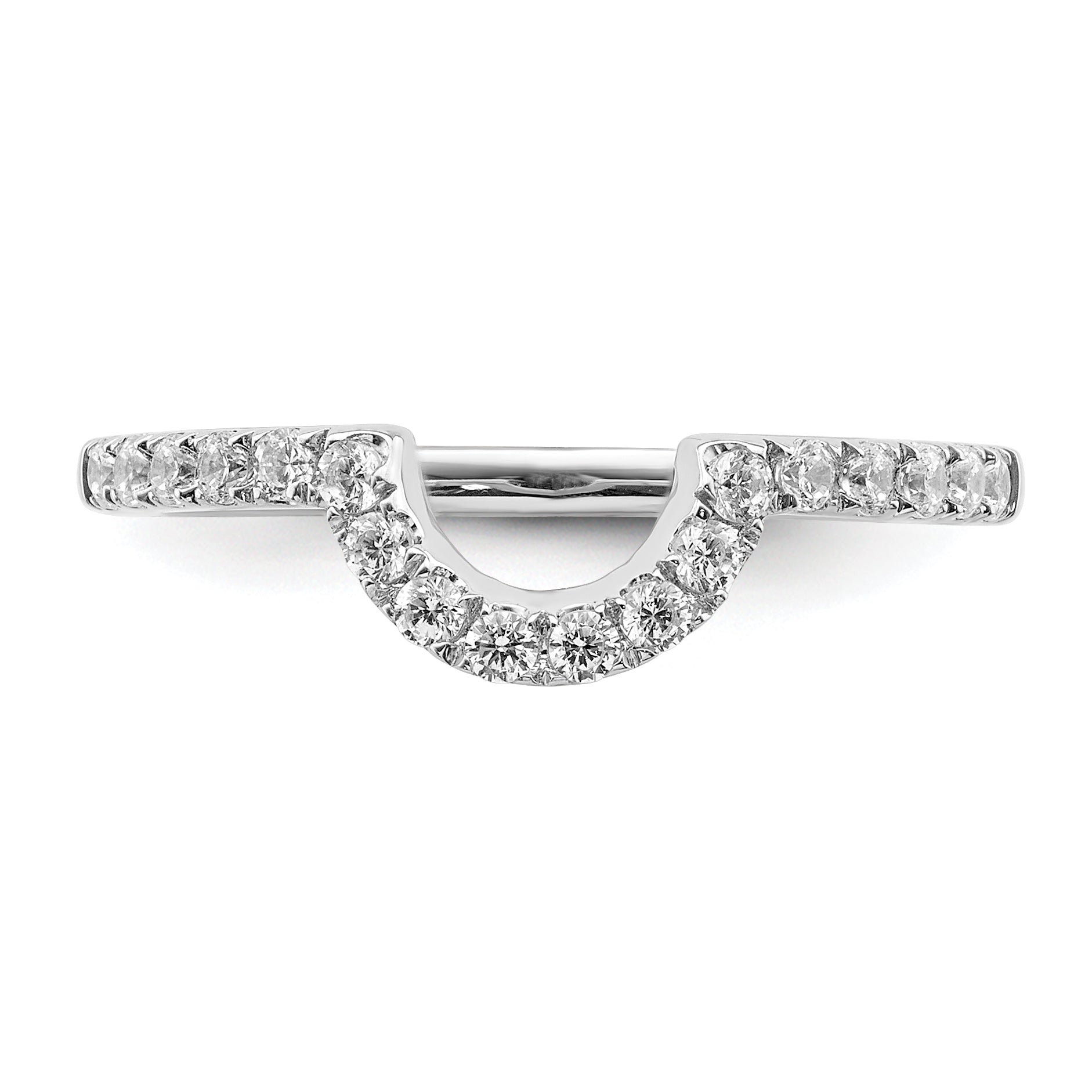 14K White Gold Lab Grown Diamond VS/SI GH, Matching Wedding Band