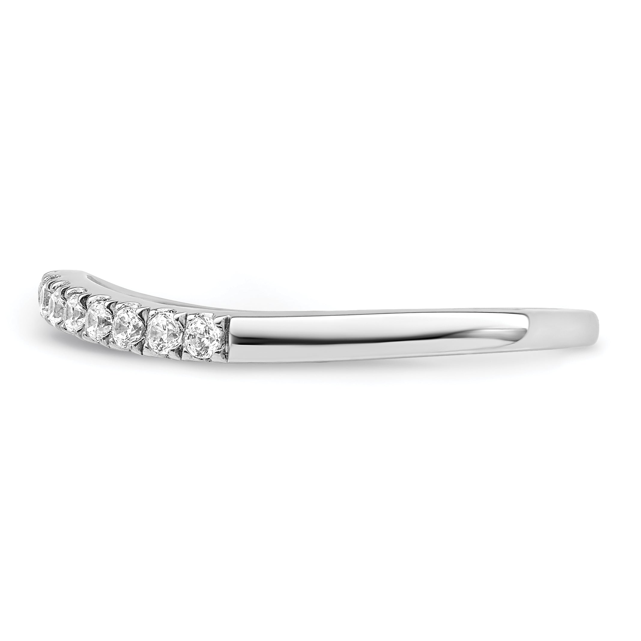 14K White Gold Lab Grown Diamond VS/SI GH, Set of 2 Wedding Bands