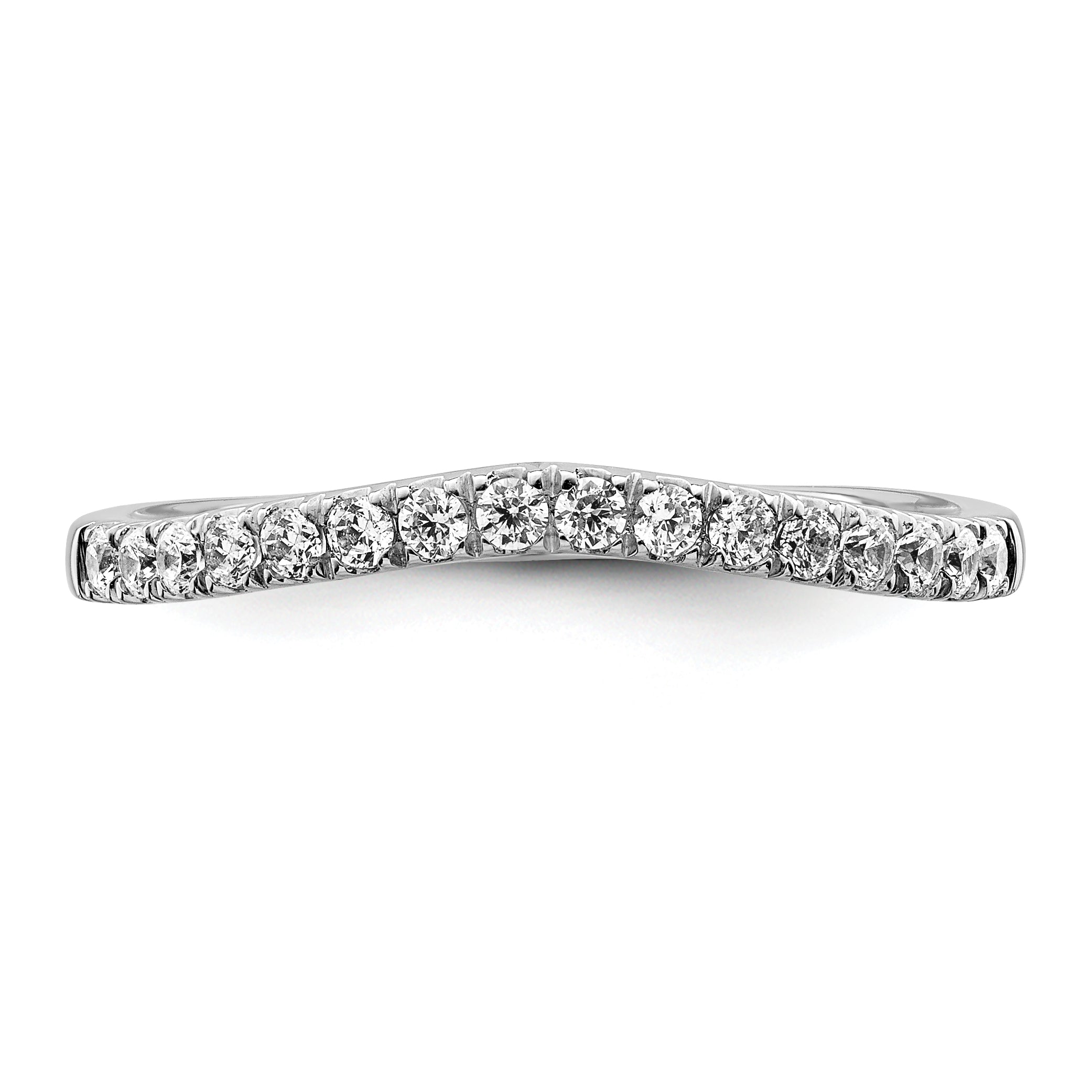 14K White Gold Lab Grown Diamond VS/SI GH, Set of 2 Wedding Bands