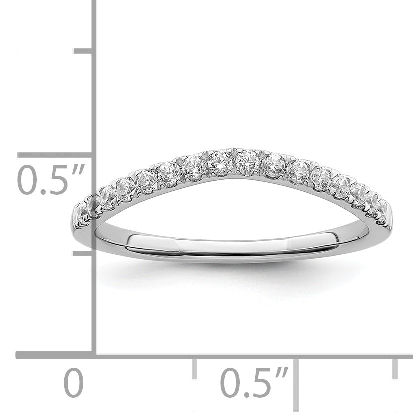 14K White Gold Lab Grown Diamond VS/SI GH, Set of 2 Wedding Bands