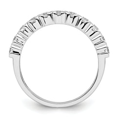 14K White Gold Lab Grown Diamond VS/SI GH, 11-Stone Band