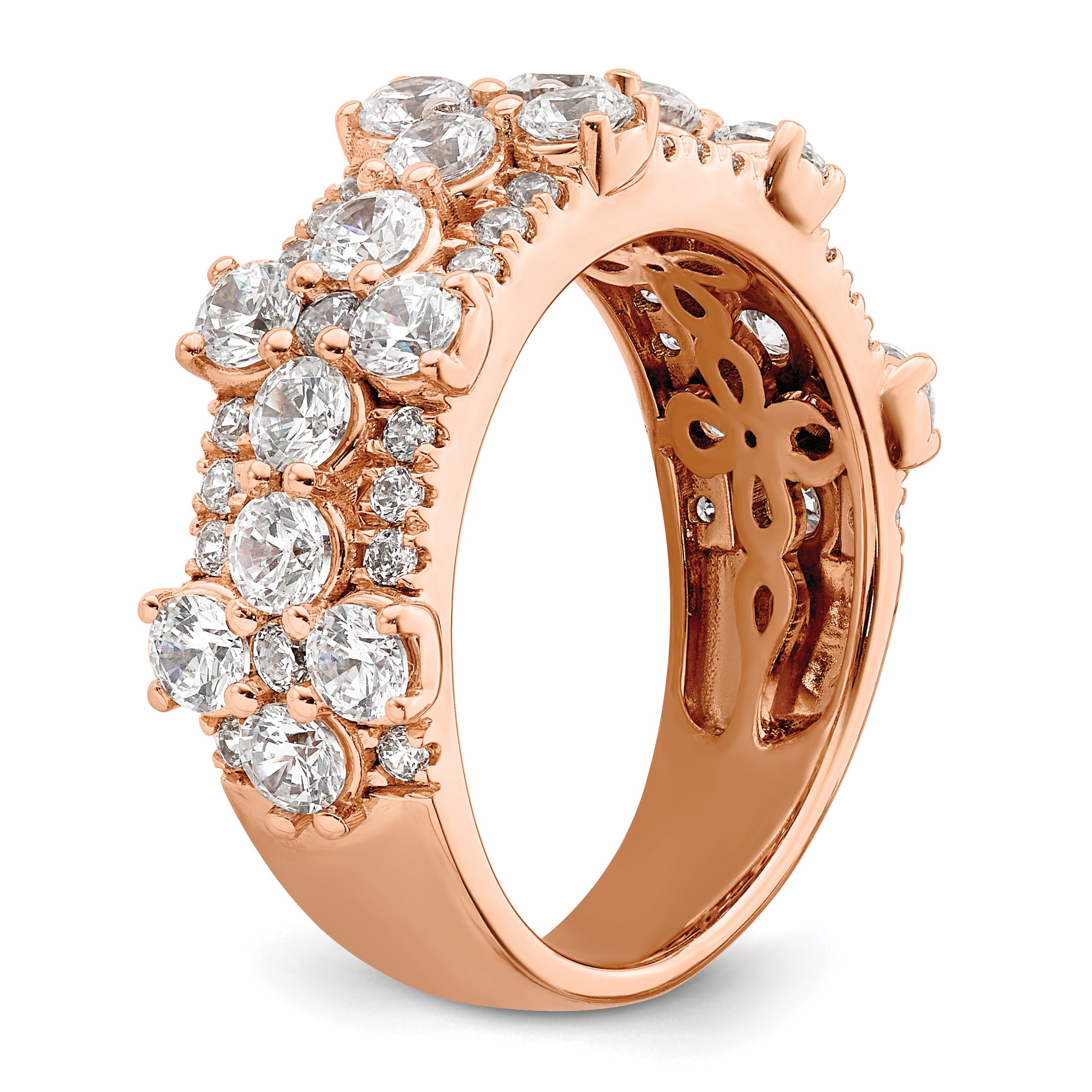 14K Rose Gold Lab Grown Diamond VS/SI GH, Ring