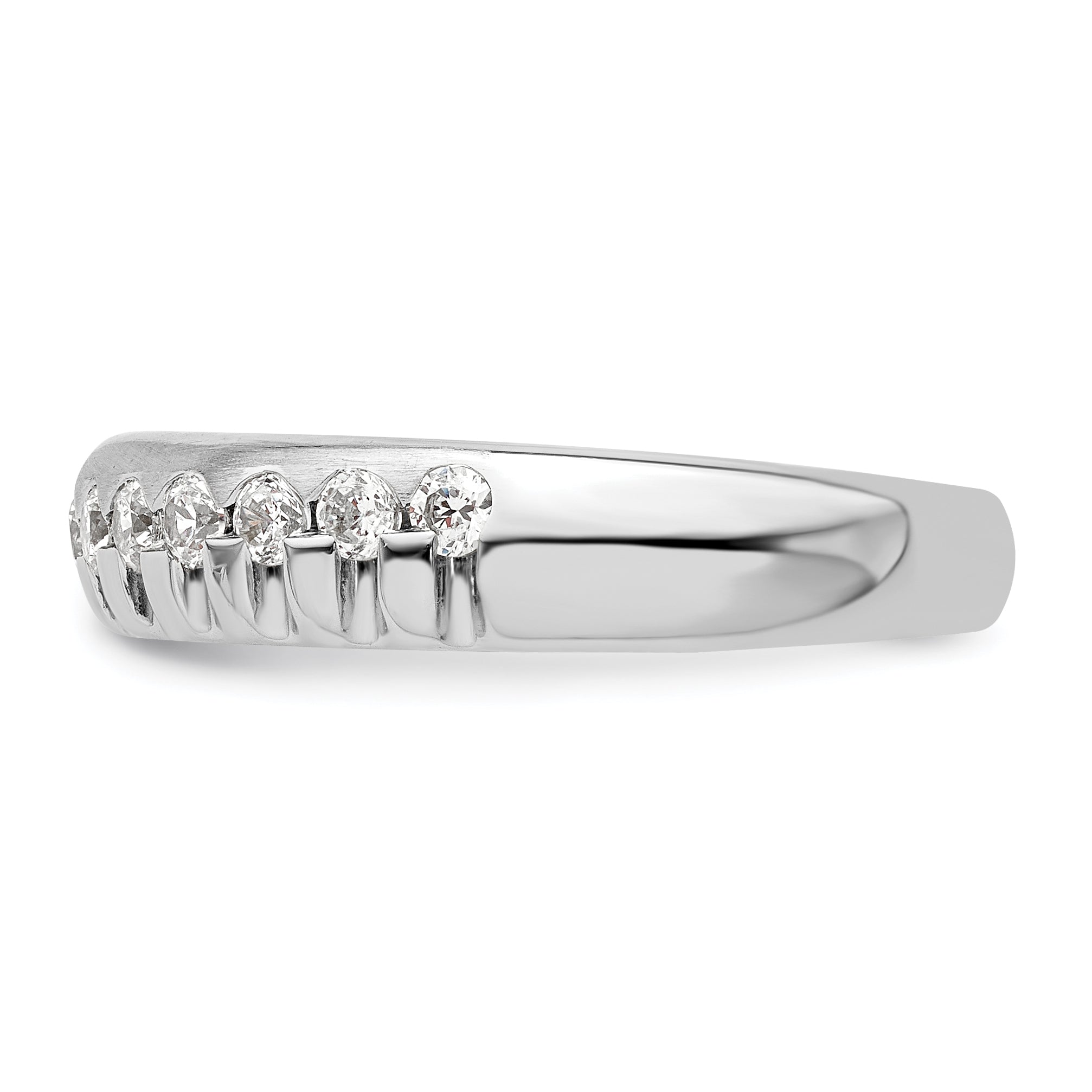 14K White Gold Lab Grown Diamond VS/SI GH, Band