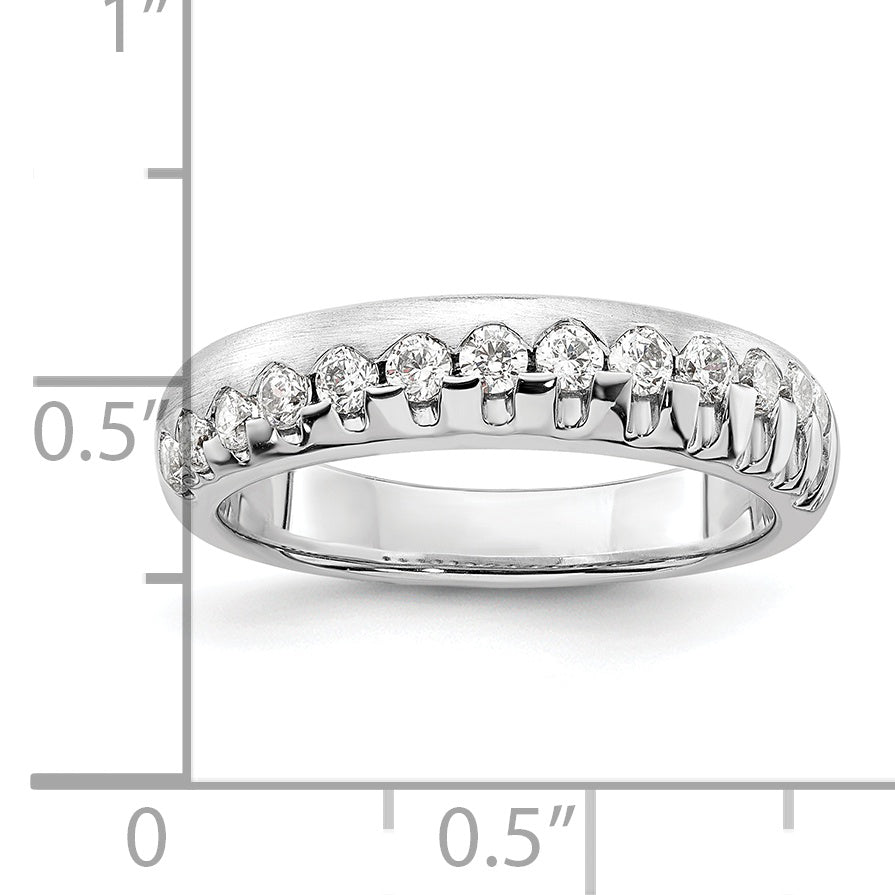 14K White Gold Lab Grown Diamond VS/SI GH, Band