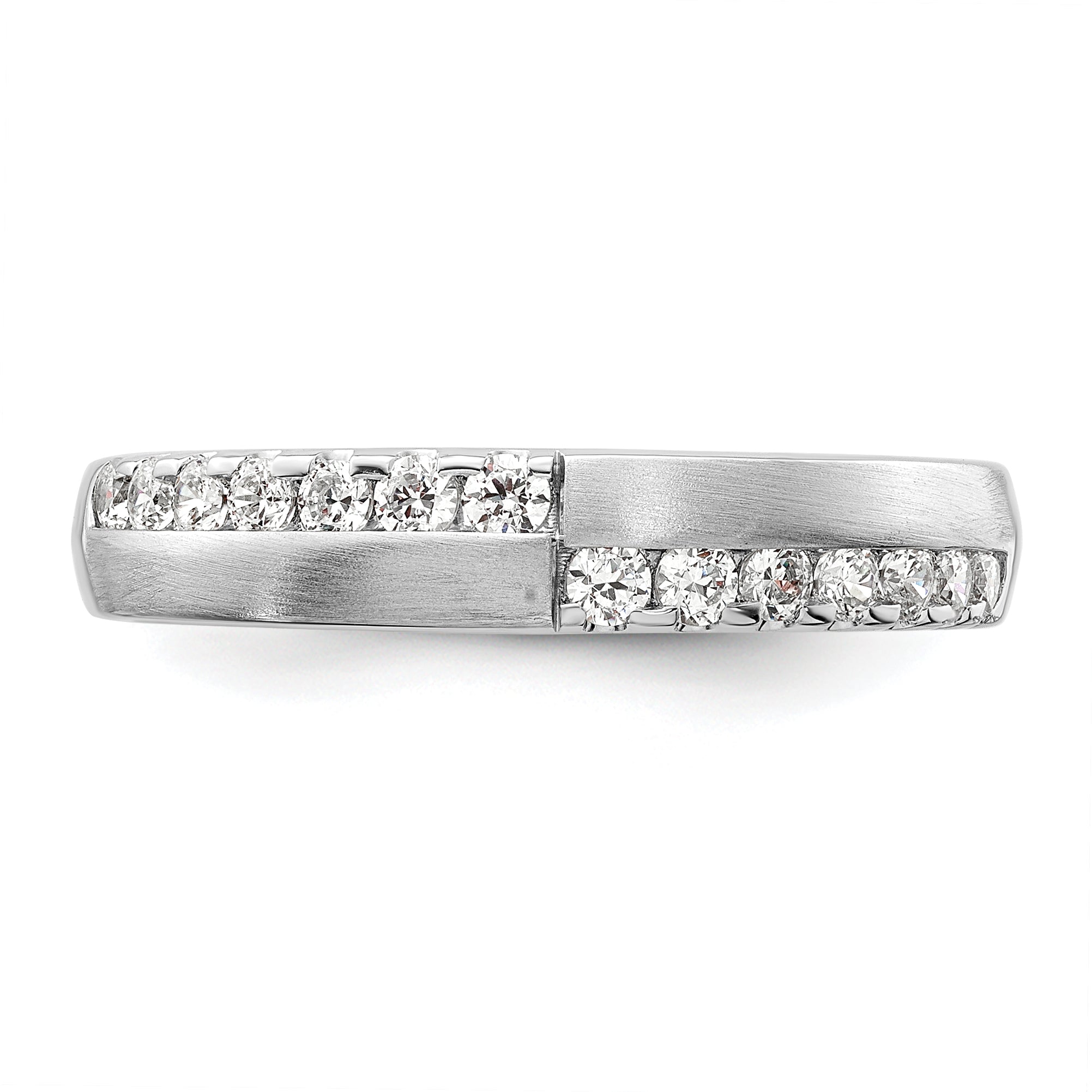 14K White Gold Lab Grown Diamond VS/SI GH, Band