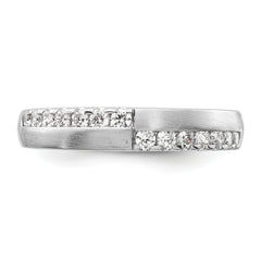 14K White Gold Lab Grown Diamond VS/SI GH, Band