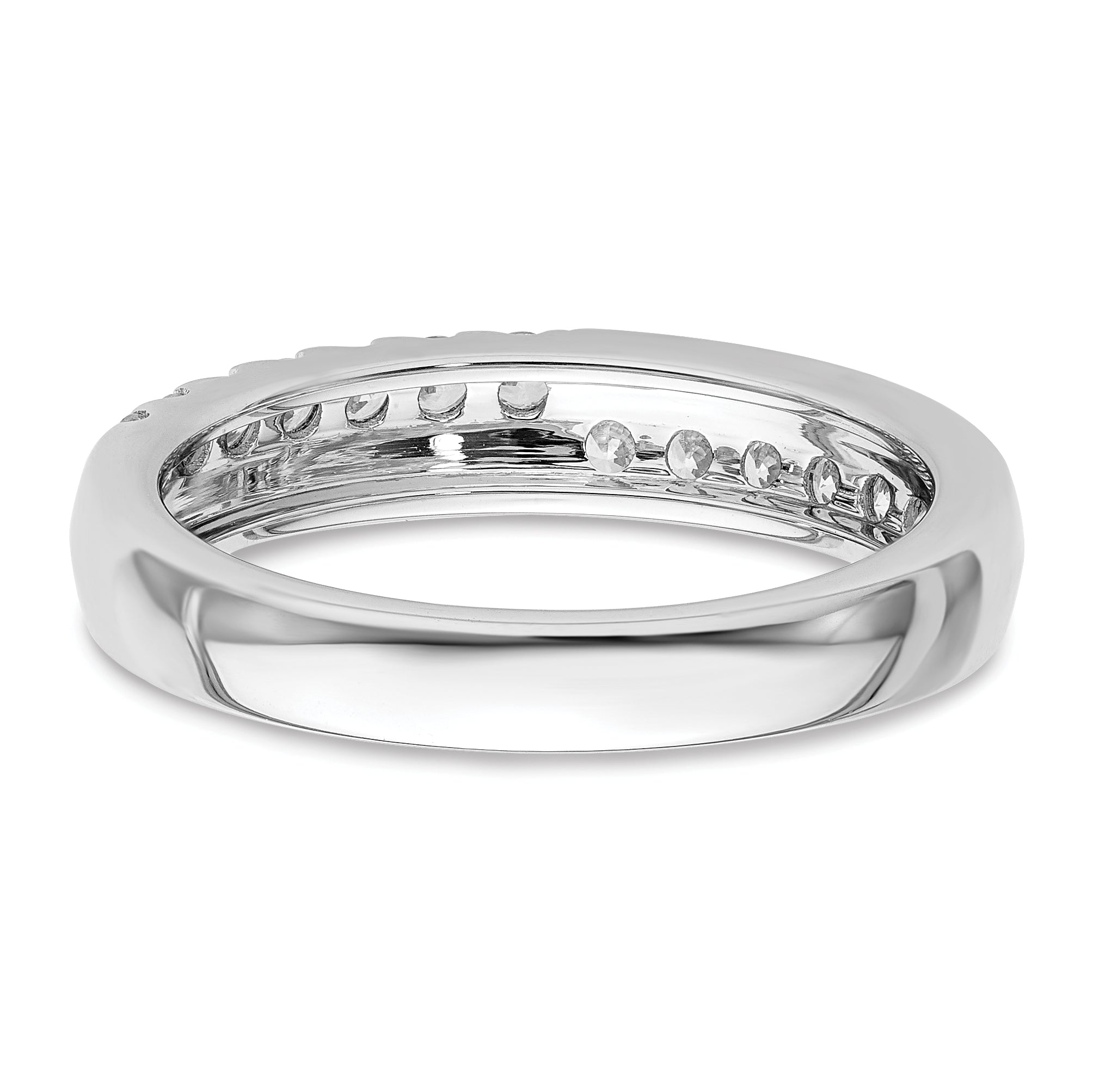 14K White Gold Lab Grown Diamond VS/SI GH, Band