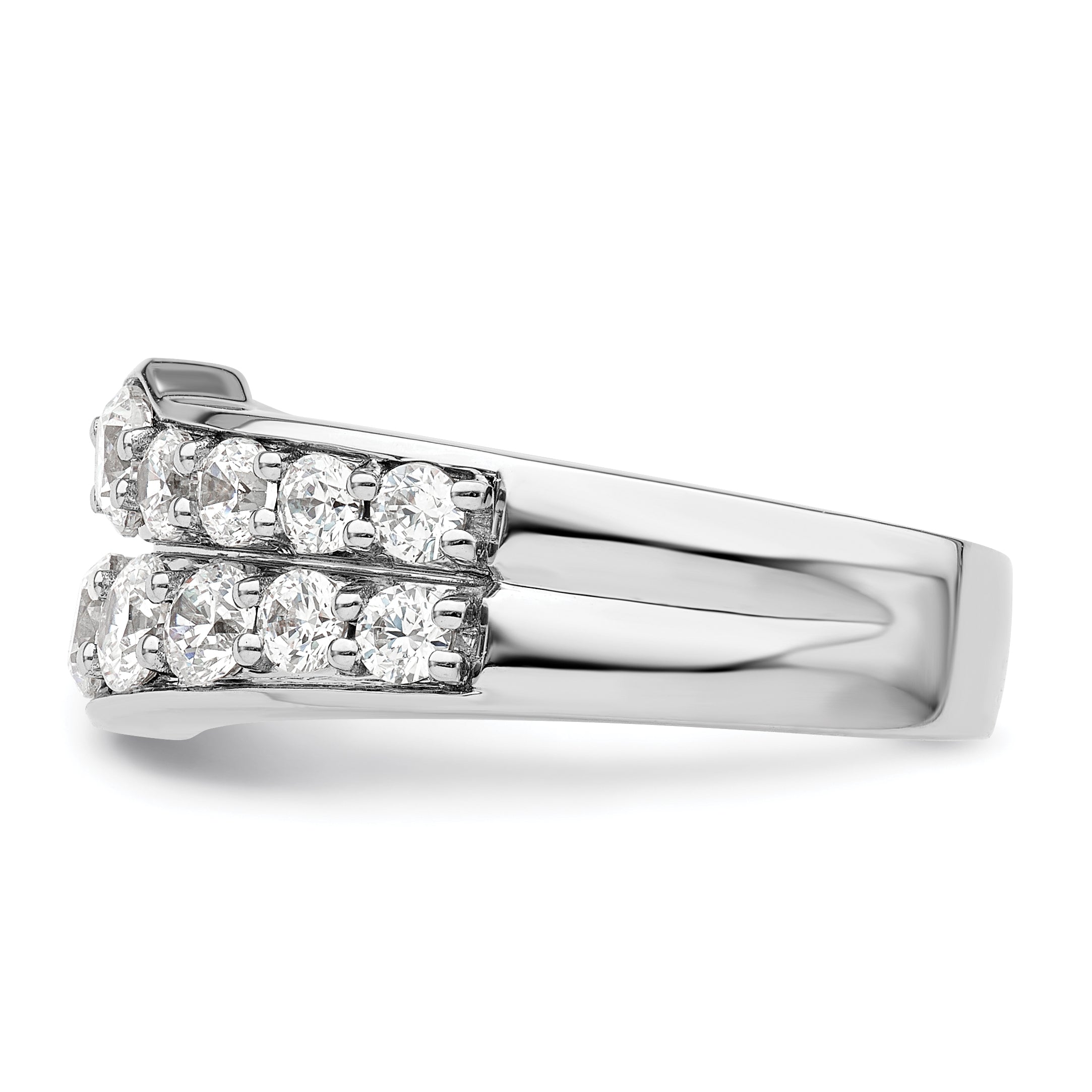 14K White Gold Lab Grown Diamond VS/SI GH, Band