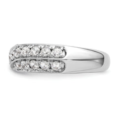 14K White Gold Lab Grown Diamond VS/SI GH, Band