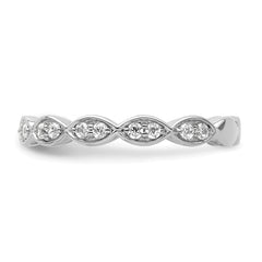 14K White Gold Lab Grown Diamond VS/SI GH, Band