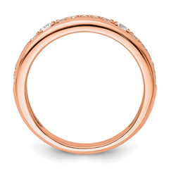 14K Rose Gold Lab Grown Diamond VS/SI GH, Wedding Band