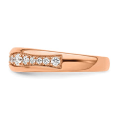 14K Rose Gold Lab Grown Diamond VS/SI GH, Wedding Band