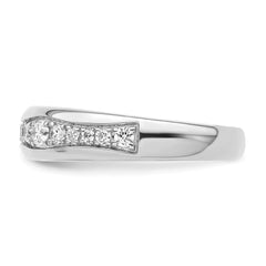 14K White Gold Lab Grown Diamond VS/SI GH, Wedding Band