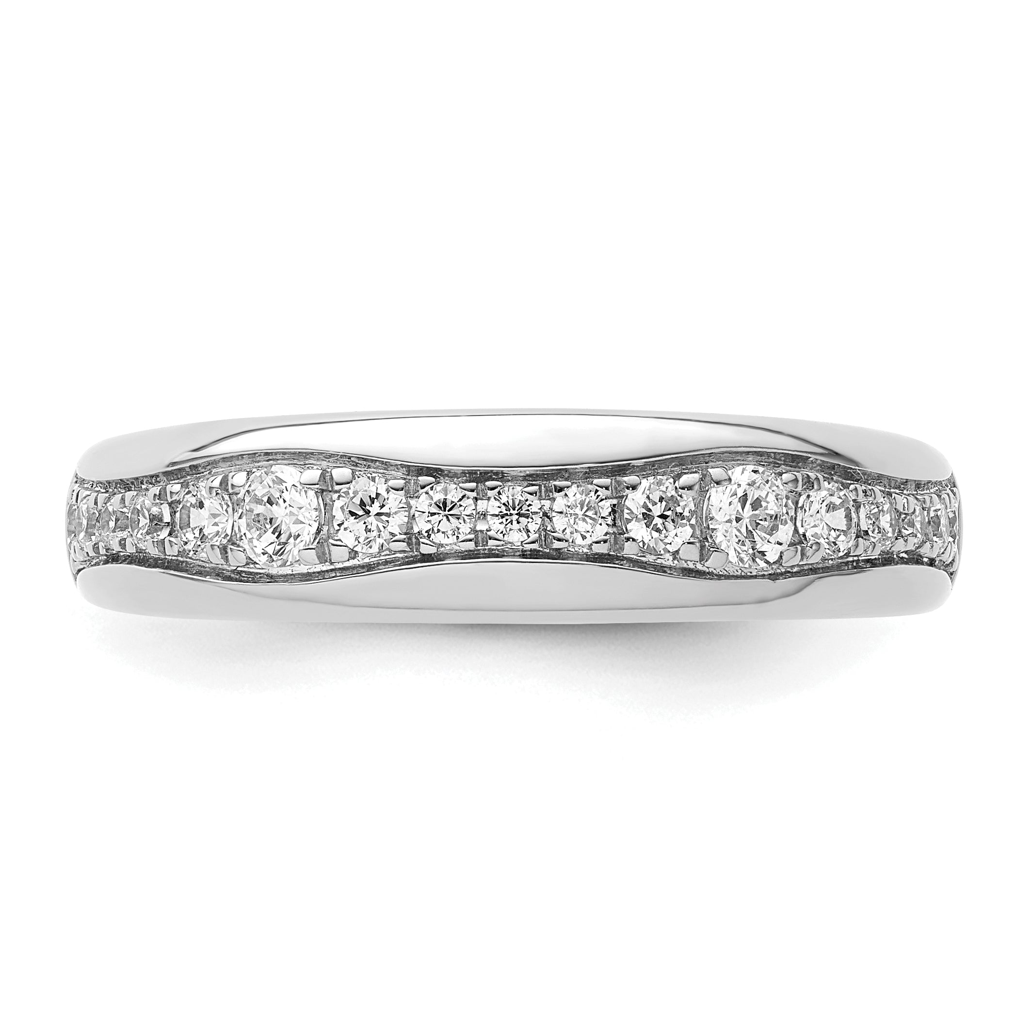 14K White Gold Lab Grown Diamond VS/SI GH, Wedding Band