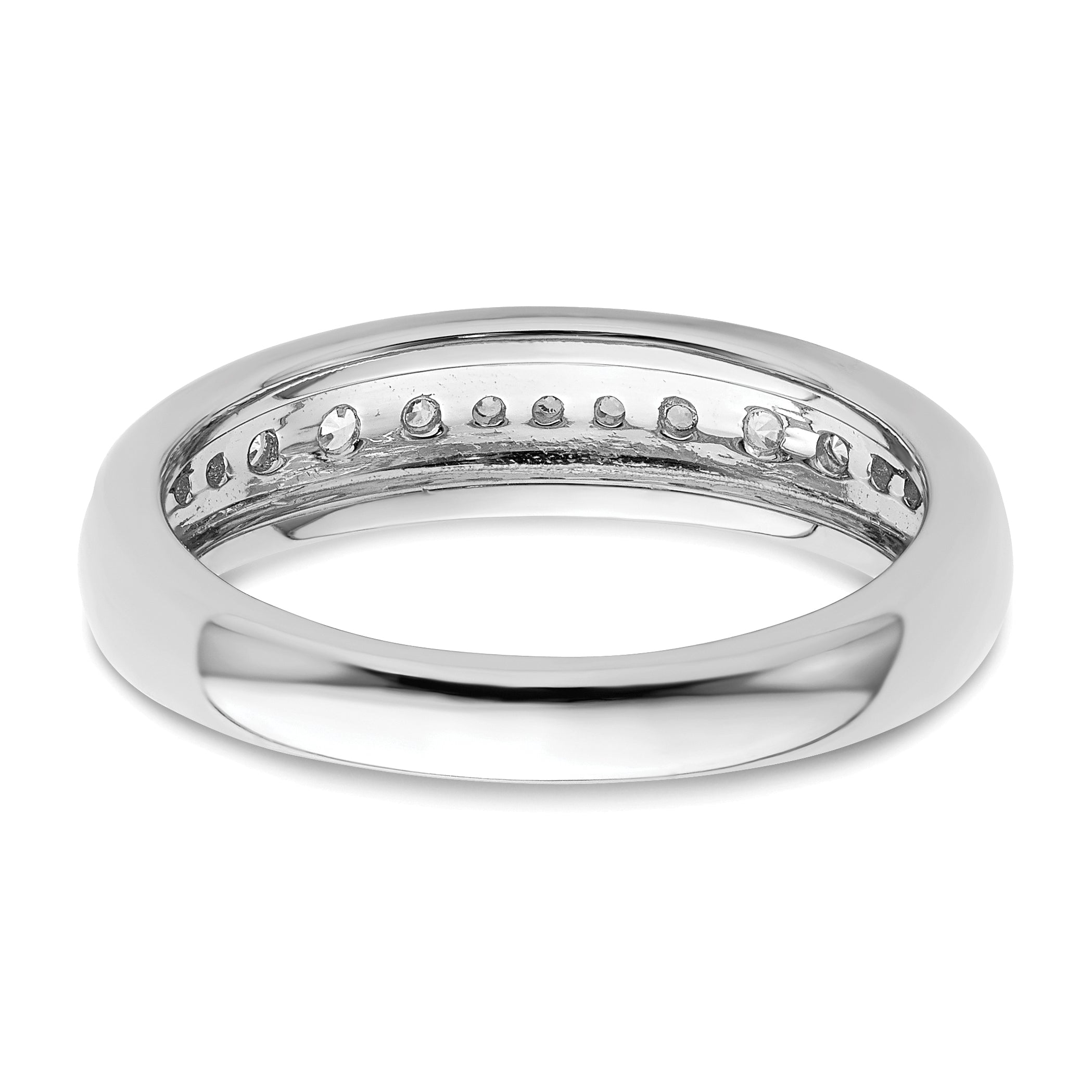 14K White Gold Lab Grown Diamond VS/SI GH, Wedding Band