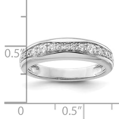 14K White Gold Lab Grown Diamond VS/SI GH, Wedding Band