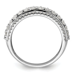 14K White Gold Lab Grown Diamond VS/SI GH, Band