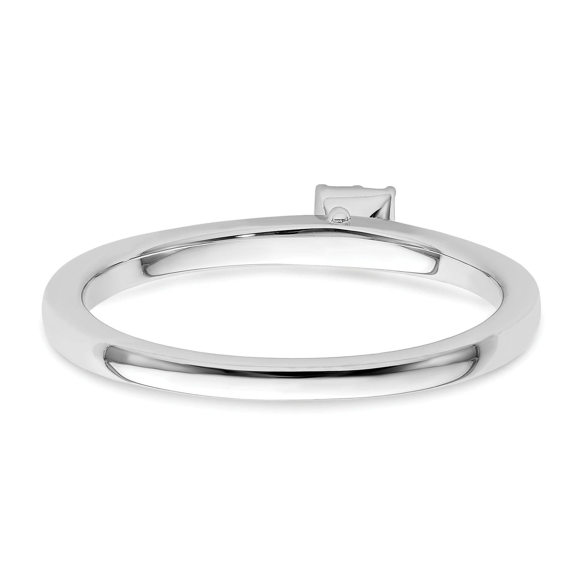 14K White Gold Lab Grown Dia Two Promises Com Promise/Band Ring