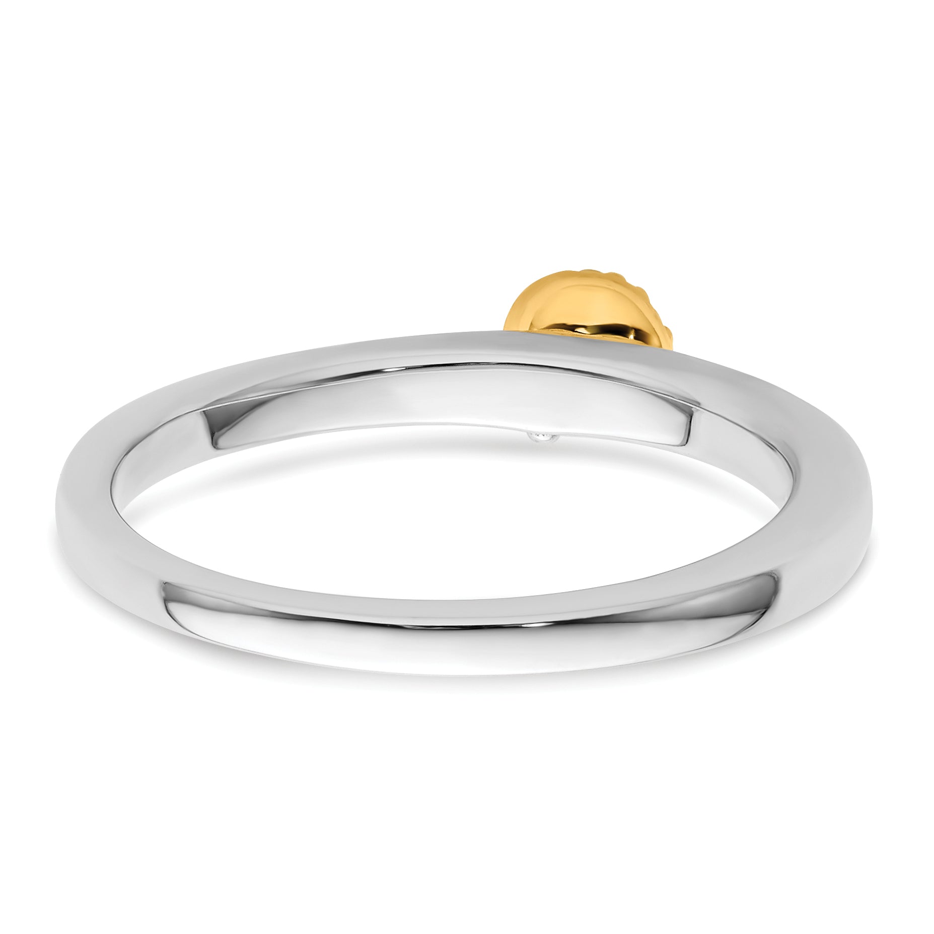 14K Two-Tone Lab Grown Dia Two Promises Complete Promise/Band Ring