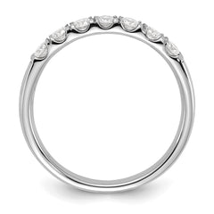 14K White Gold Lab Grown Diamond 7-Stone Band