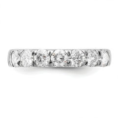 14K White Gold Lab Grown Diamond 7-Stone Band