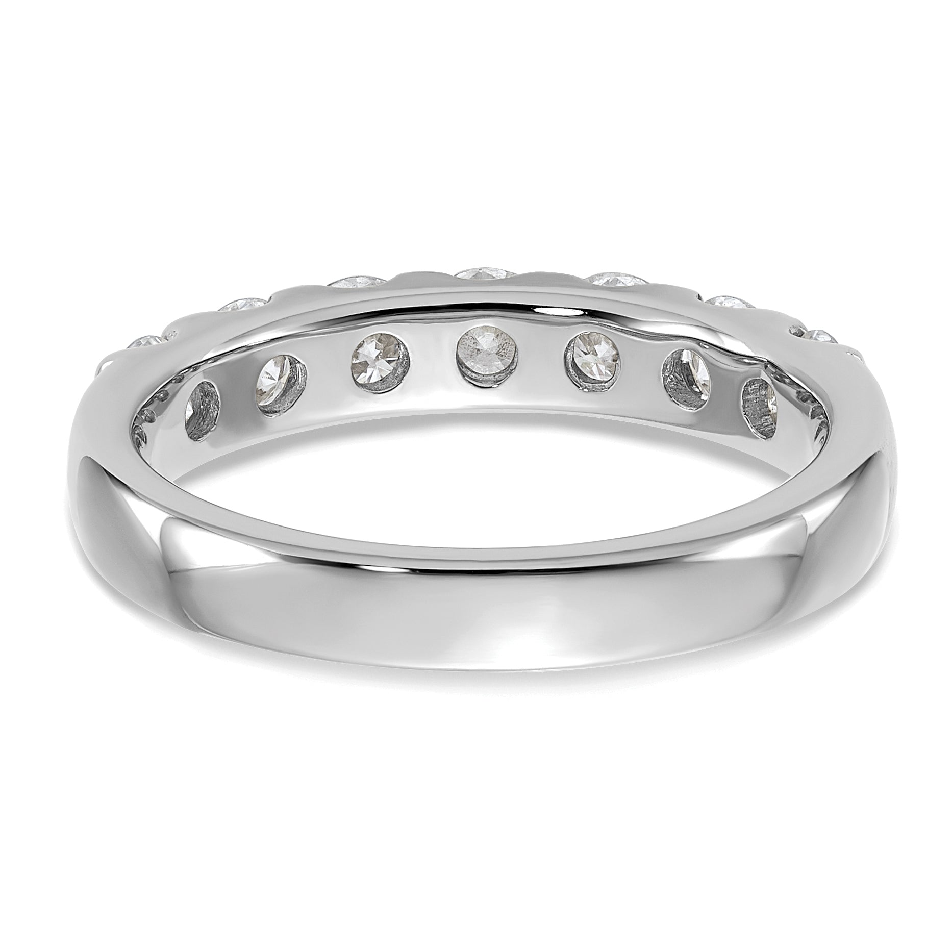 14K White Gold Lab Grown Diamond 7-Stone Band