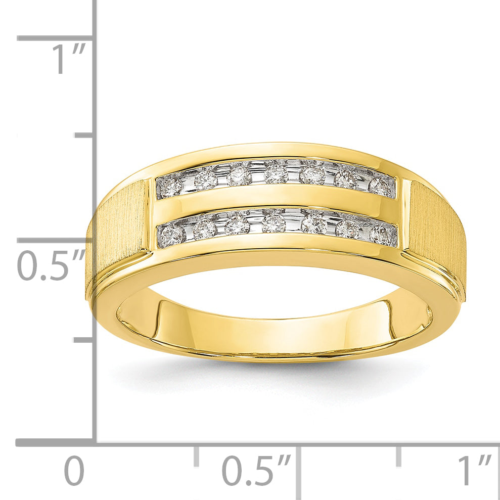 10K Lab Grown Diamond Men's Ring