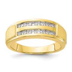 10K Lab Grown Diamond Men's Ring