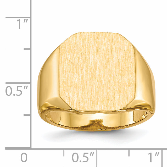 10k Yellow Men's Signet Ring