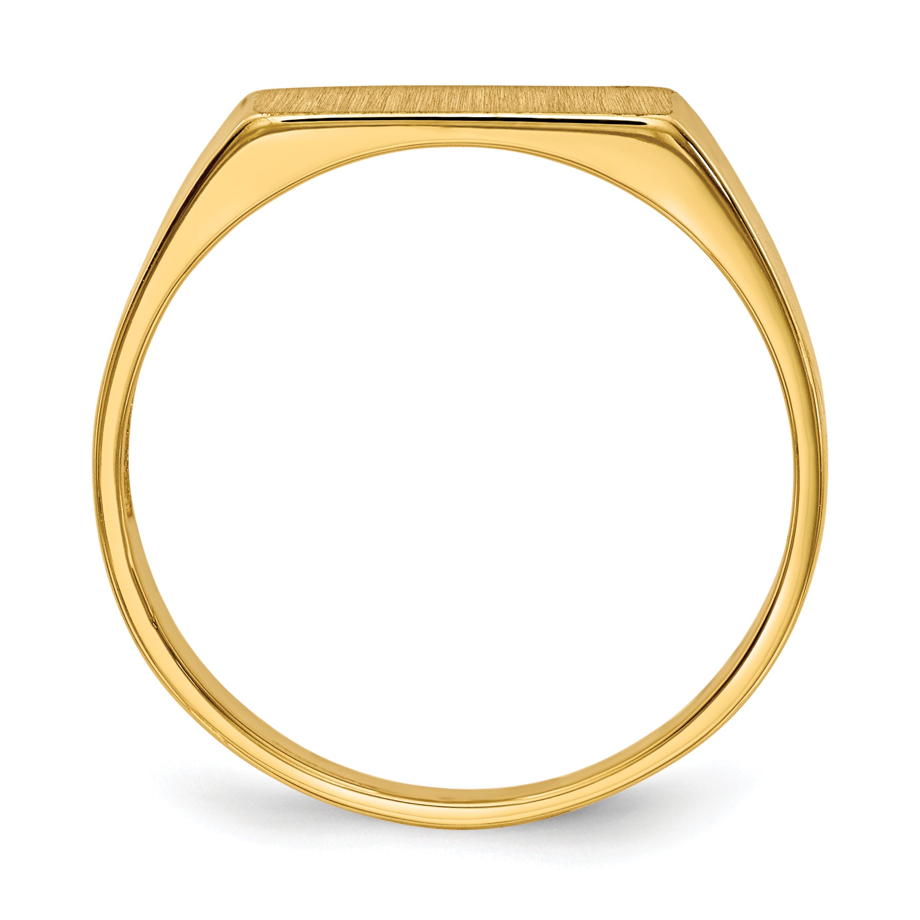 14k 5.5x12.0mm Open Back Signet Ring