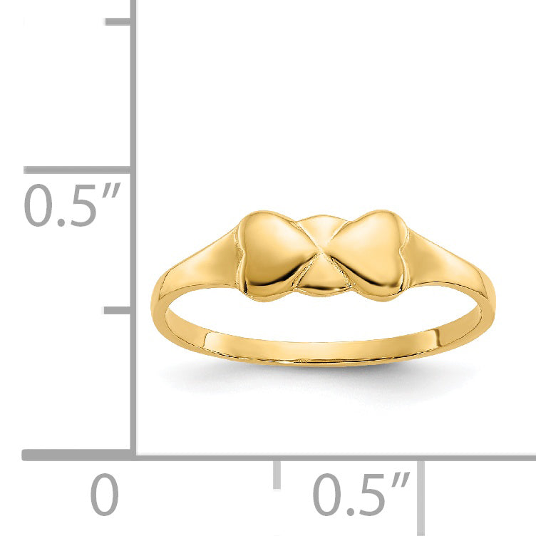 14k Madi K Heart Baby Ring