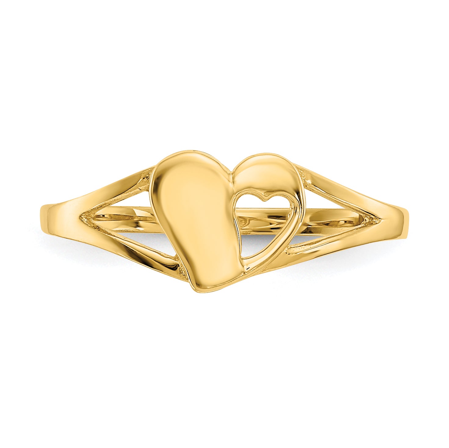 14k Madi K Heart Baby Ring