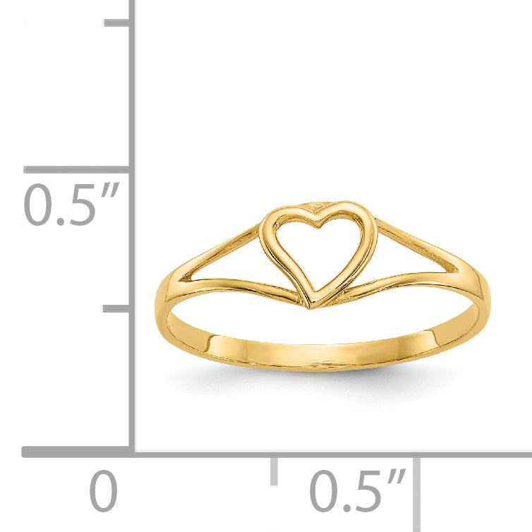 14k Madi K Heart Baby Ring