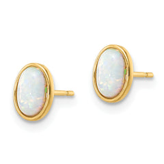 14k Madi K Created Opal Post Earrings