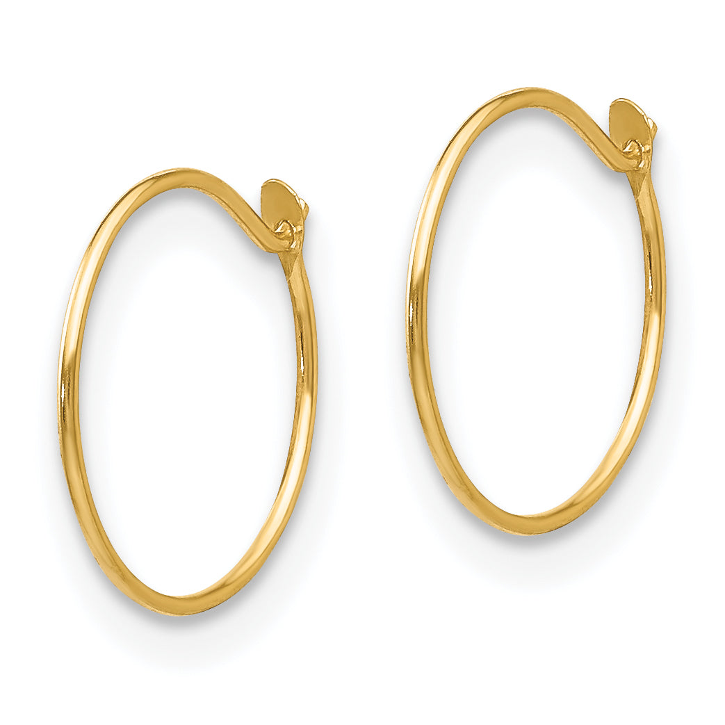 14k Madi K Sm. Endless Hoop Earrings