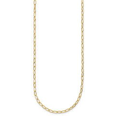 14k Oval Link Necklace