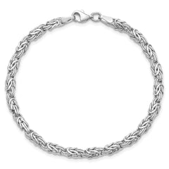 14K White Gold Polished Fancy Bracelet