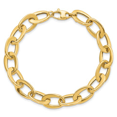 14k Polished Fancy Link Bracelet