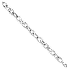 14kw Polished Fancy Link Bracelet