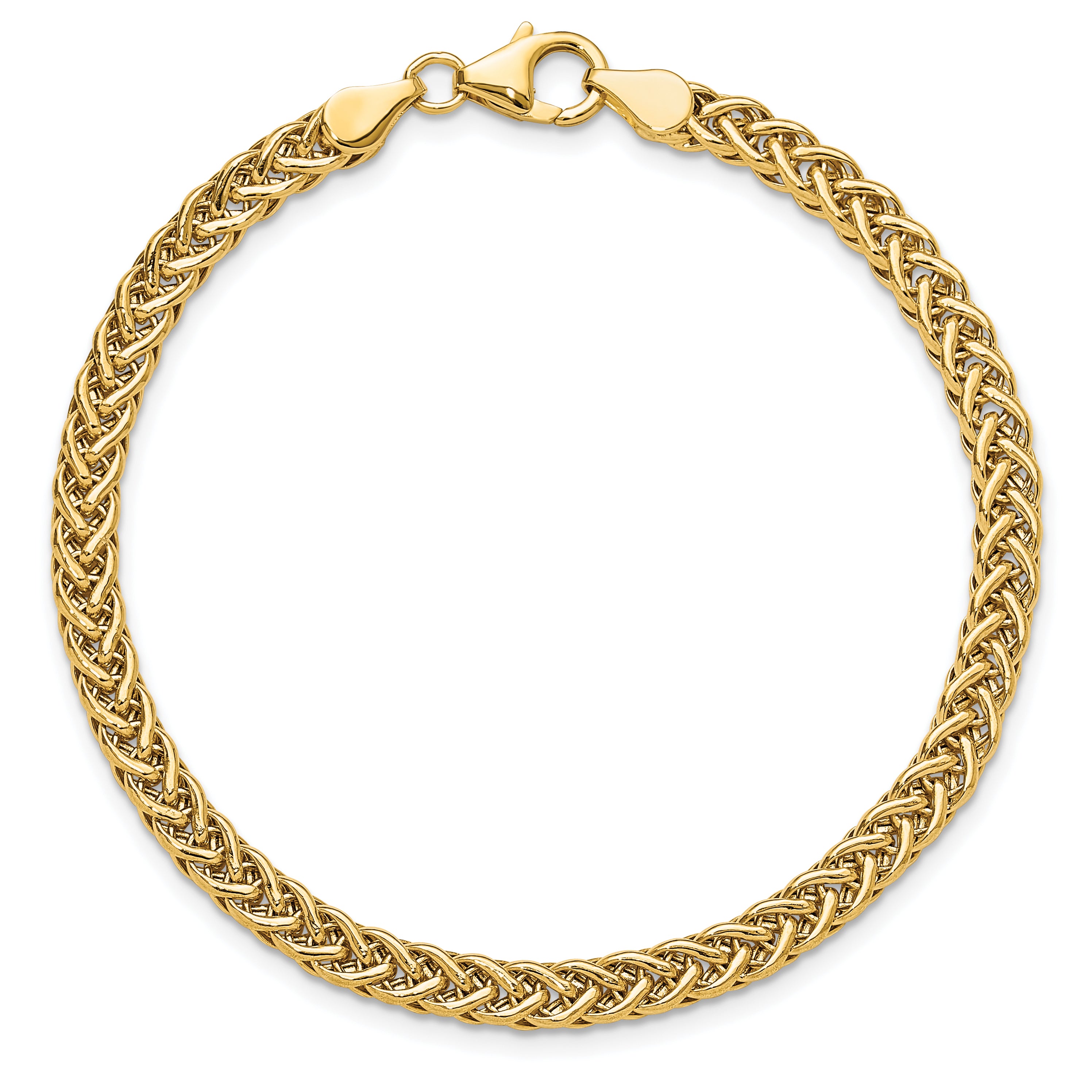 14k Polished Fancy Link Bracelet