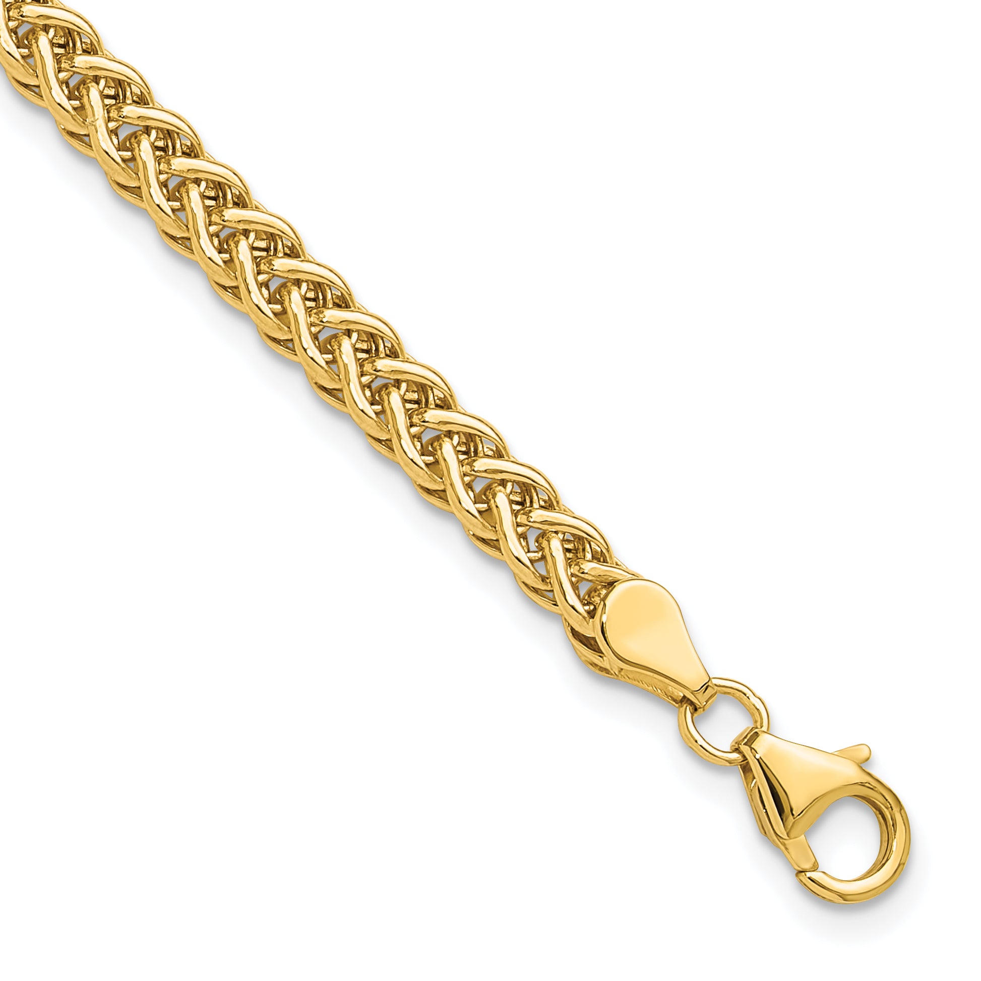 14k Polished Fancy Link Bracelet