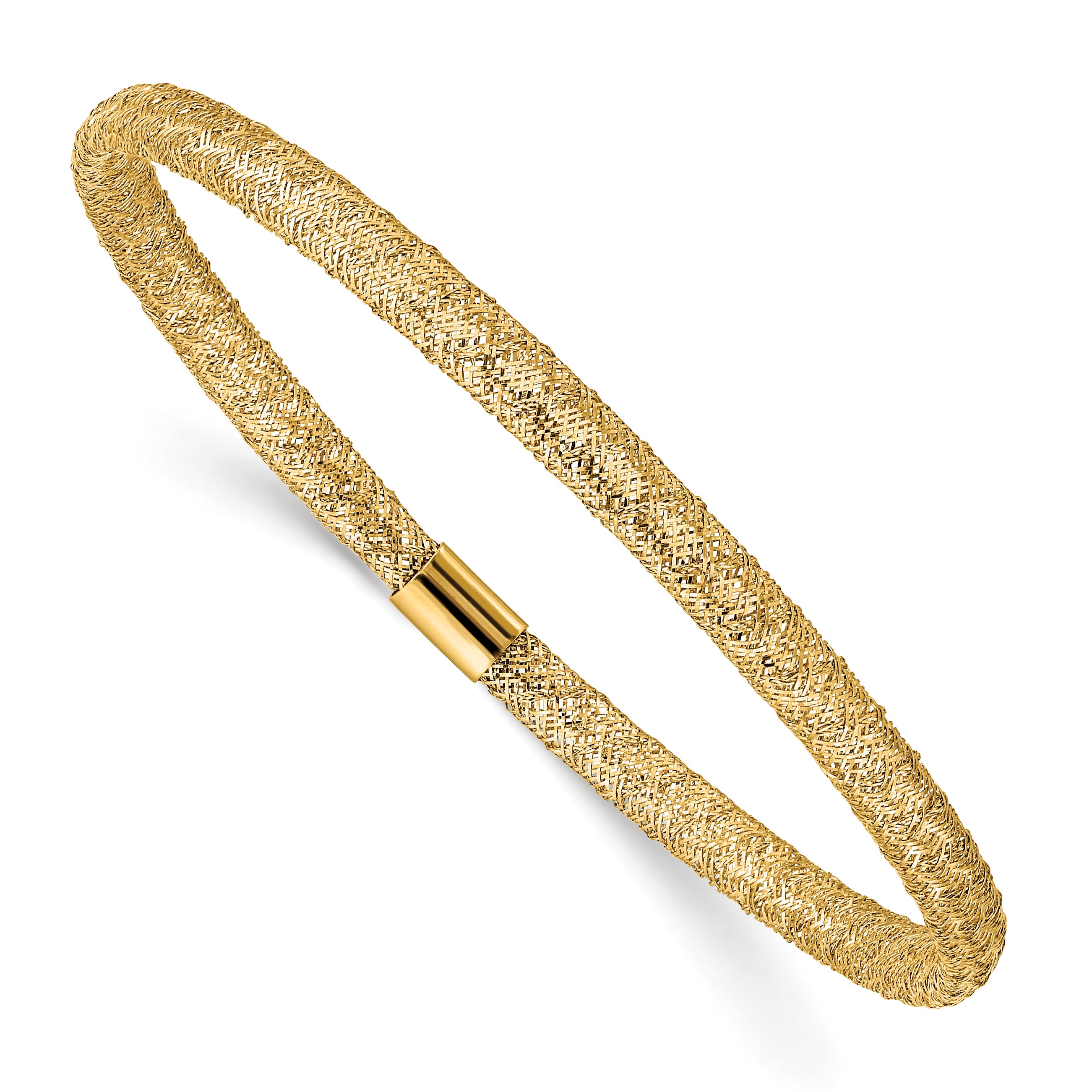 14K Stretch Mesh Bracelet