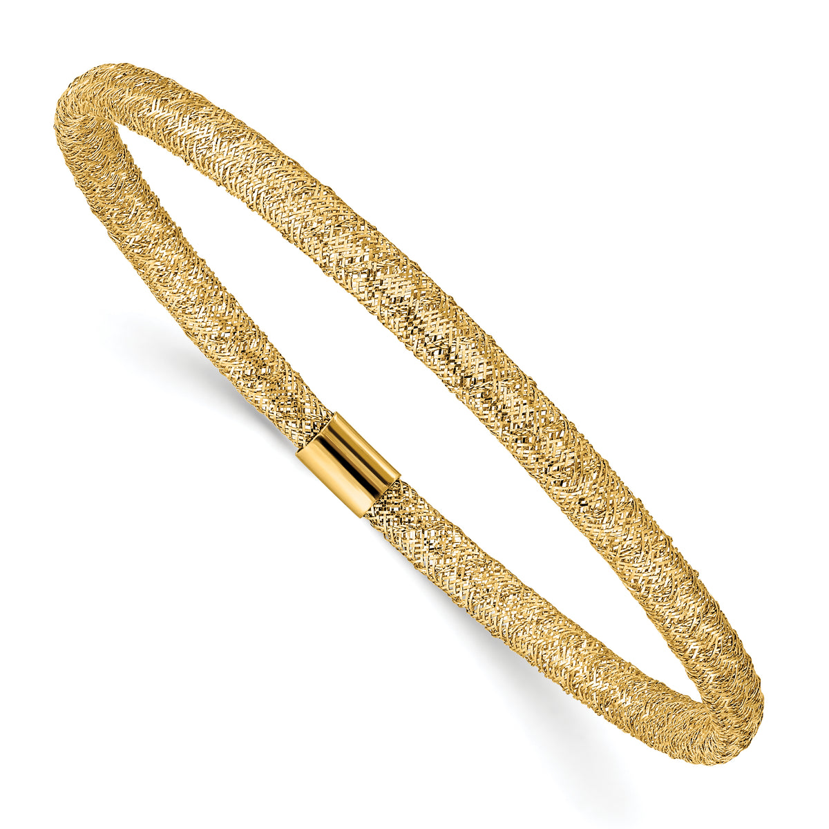 14K Stretch Mesh Bracelet