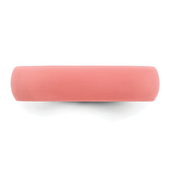 Silicone Coral 5.7mm Domed Band Size 5