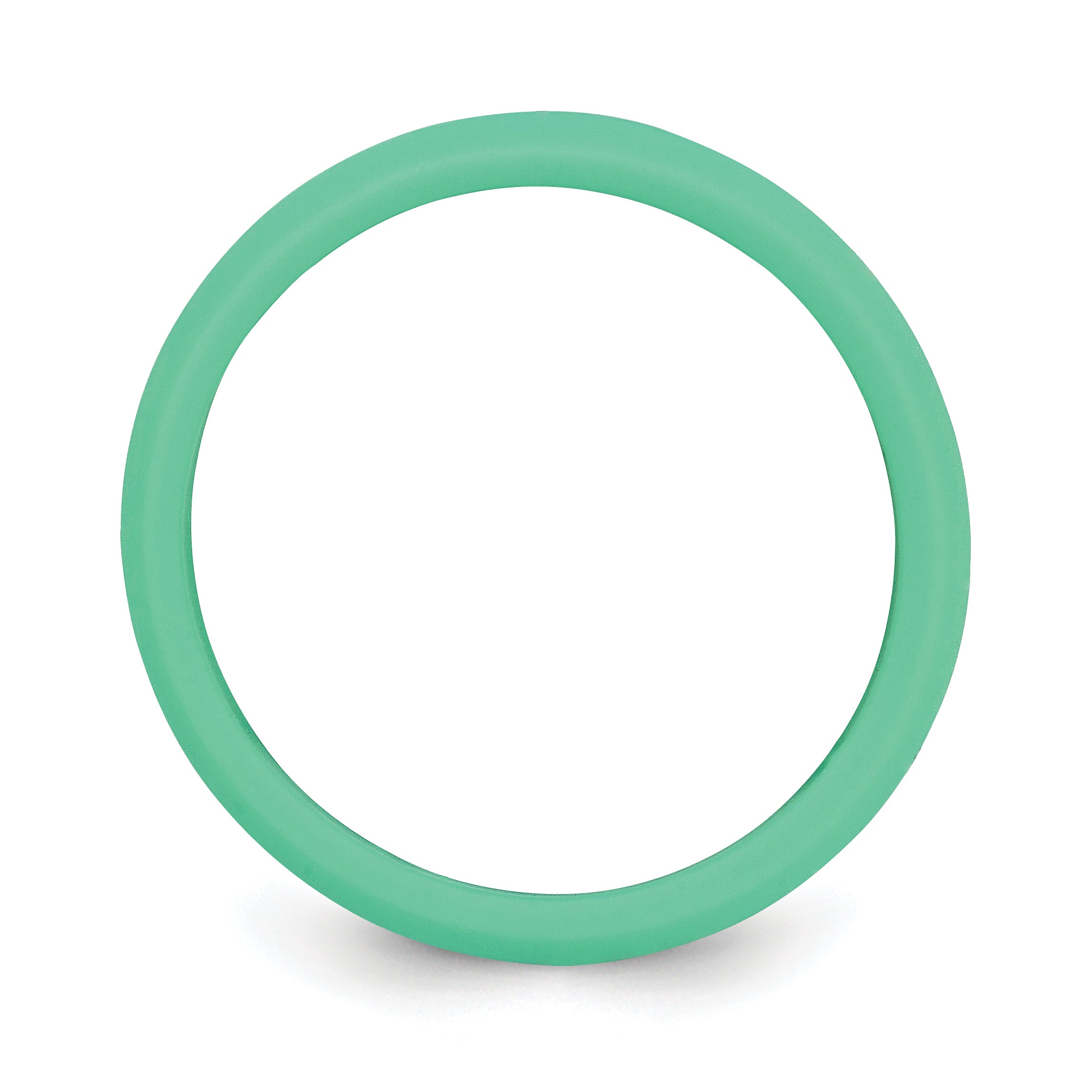 Silicone Mint Green 5.7mm Domed Band Size 5