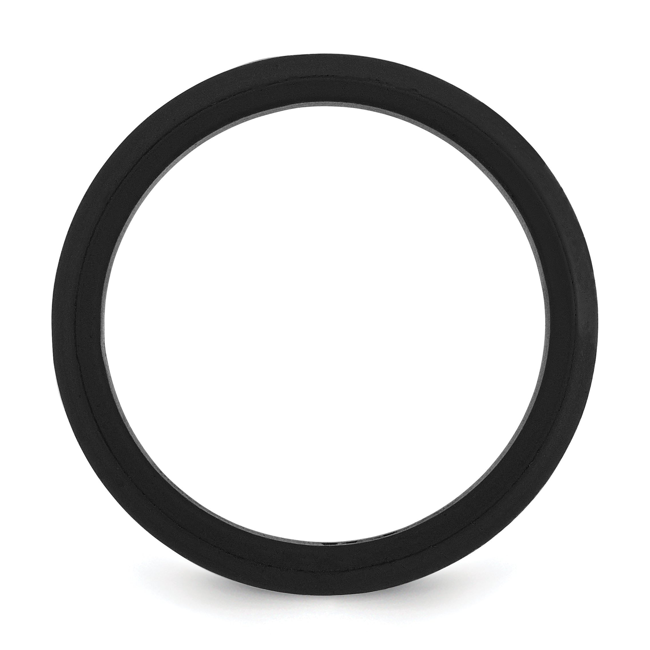 Silicone Black 8mm Band