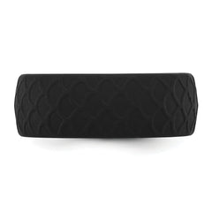 Silicone Black 8.70mm Fish Scale Pattern Band